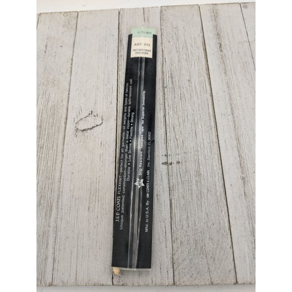 Vintage J&P Coats Flex Knit Zipper 16" Nile Green 57 - Picture 4 of 4